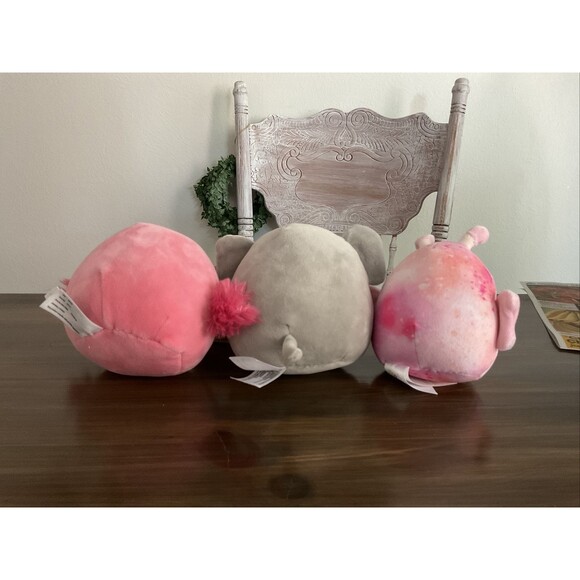 5 Inch Squishmallow (3) Prince-Pug Dog /Mila The Elephant /Eileen The Butterfly - Picture 2 of 6